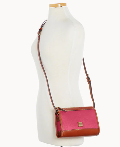 Pebble Grain Zip Crossbody
