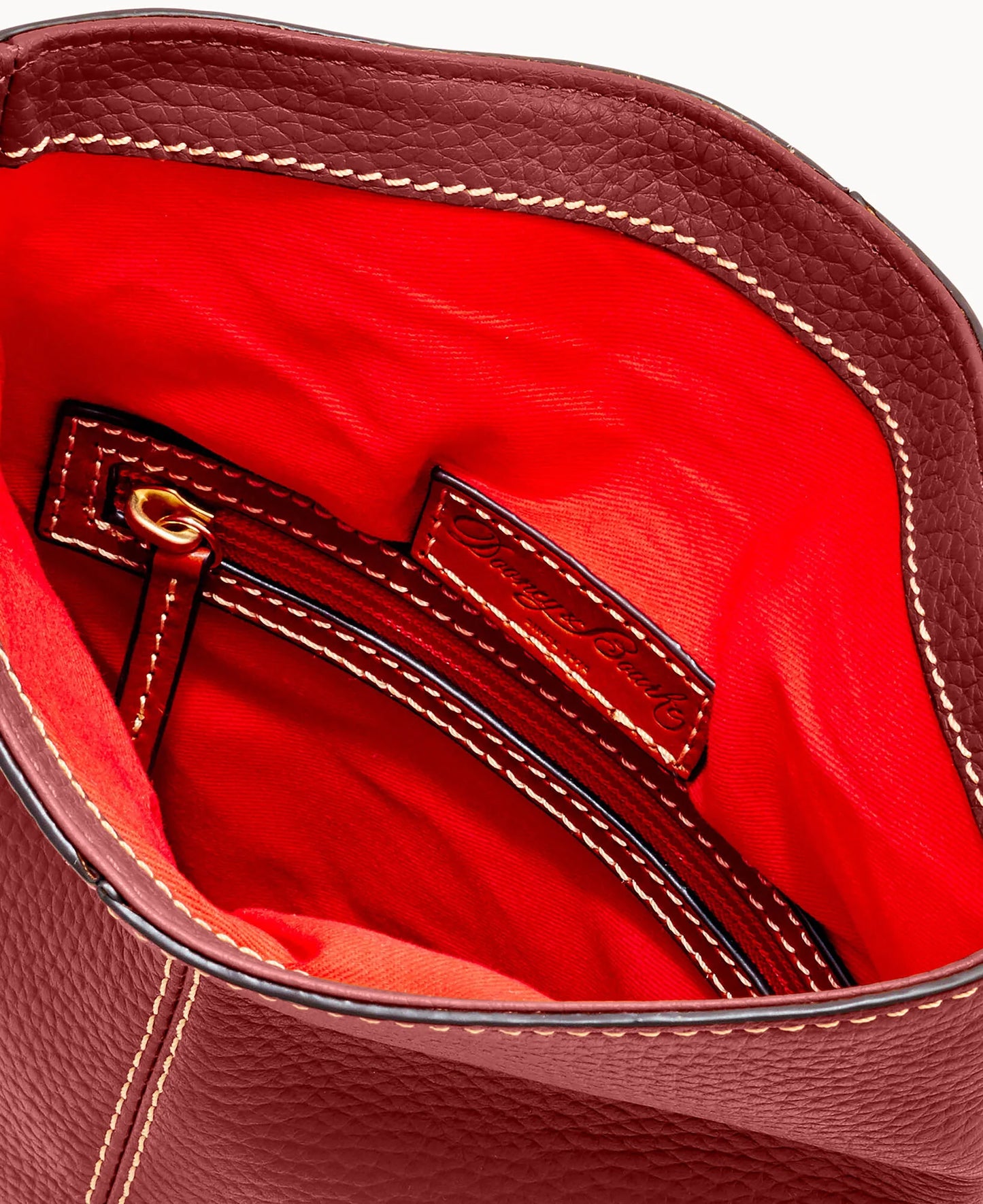 Pebble Grain Toggle Crossbody