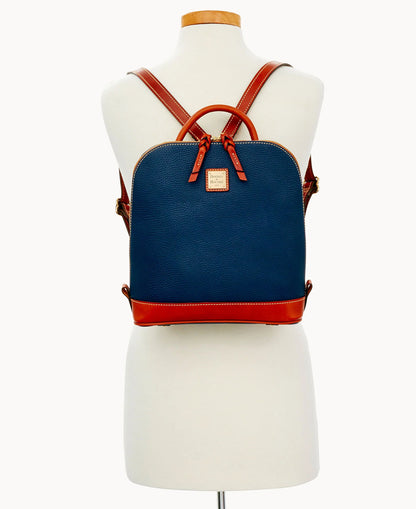 Pebble Grain Zip Pod Backpack