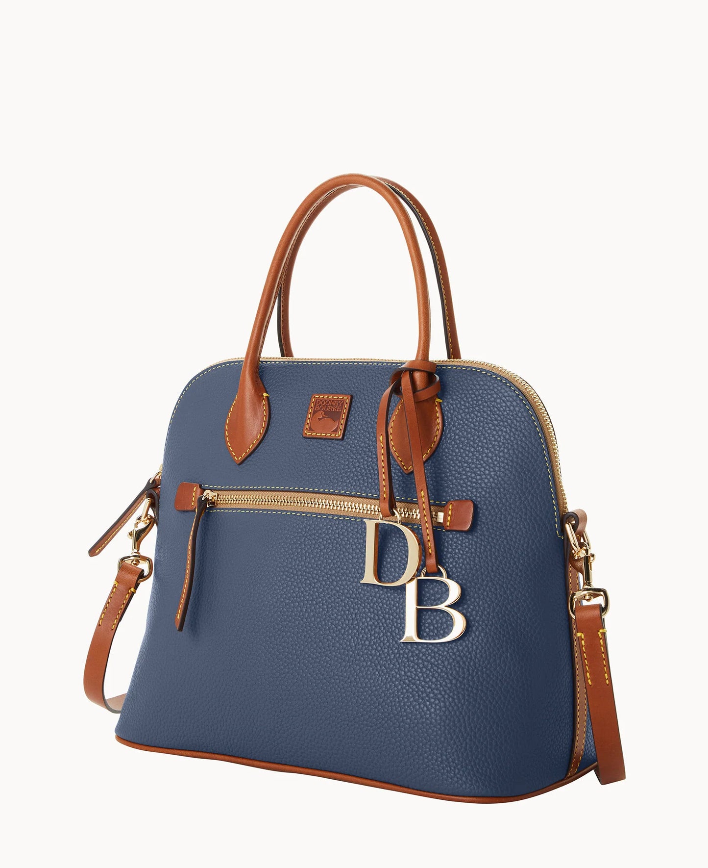 Pebble Grain Large Domed Satchel