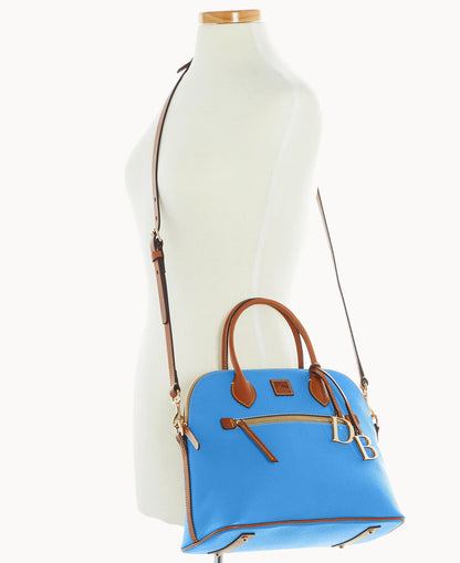 Pebble Grain Large Domed Satchel