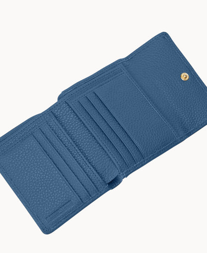 Pebble Grain Small Flap Wallet