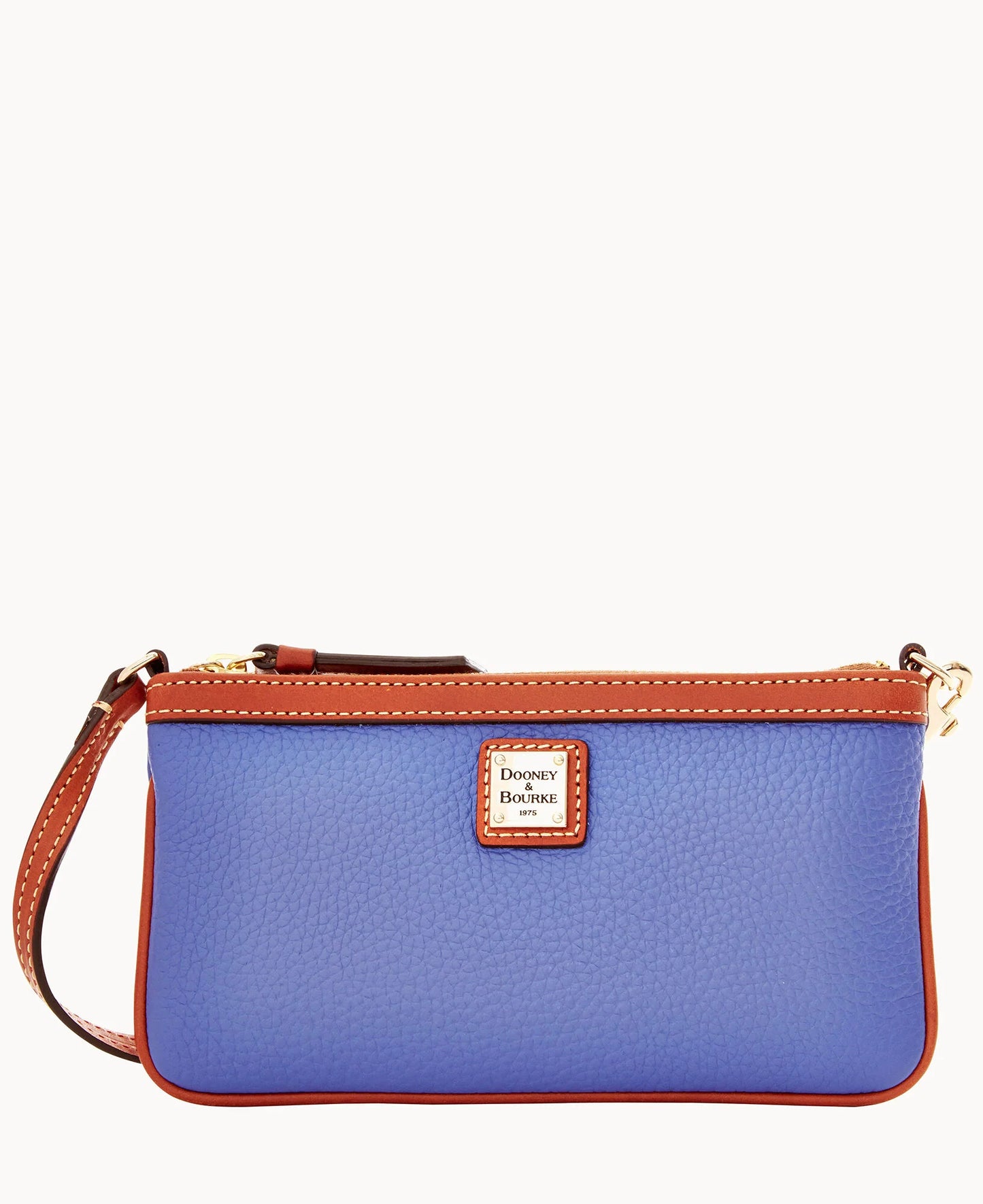 Pebble Grain Large Slim Wristlet