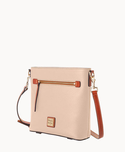Pebble Grain Zip Crossbody