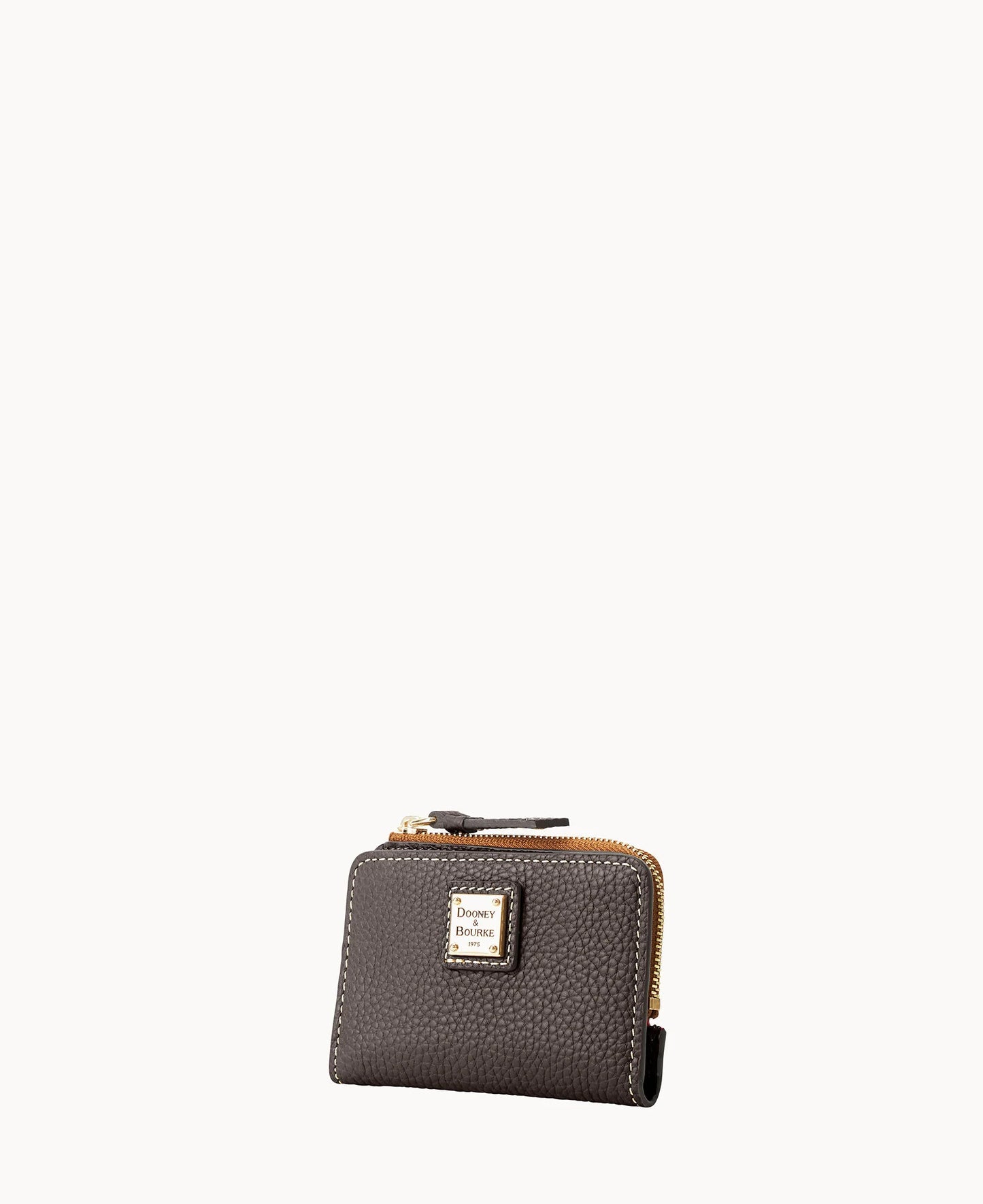 Pebble Grain Zip Credit Card Wallet 12