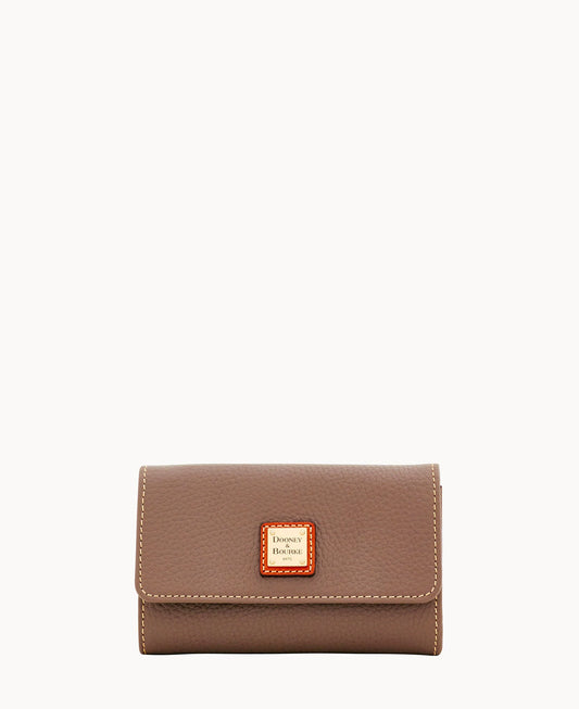 Pebble Grain Flap Wallet