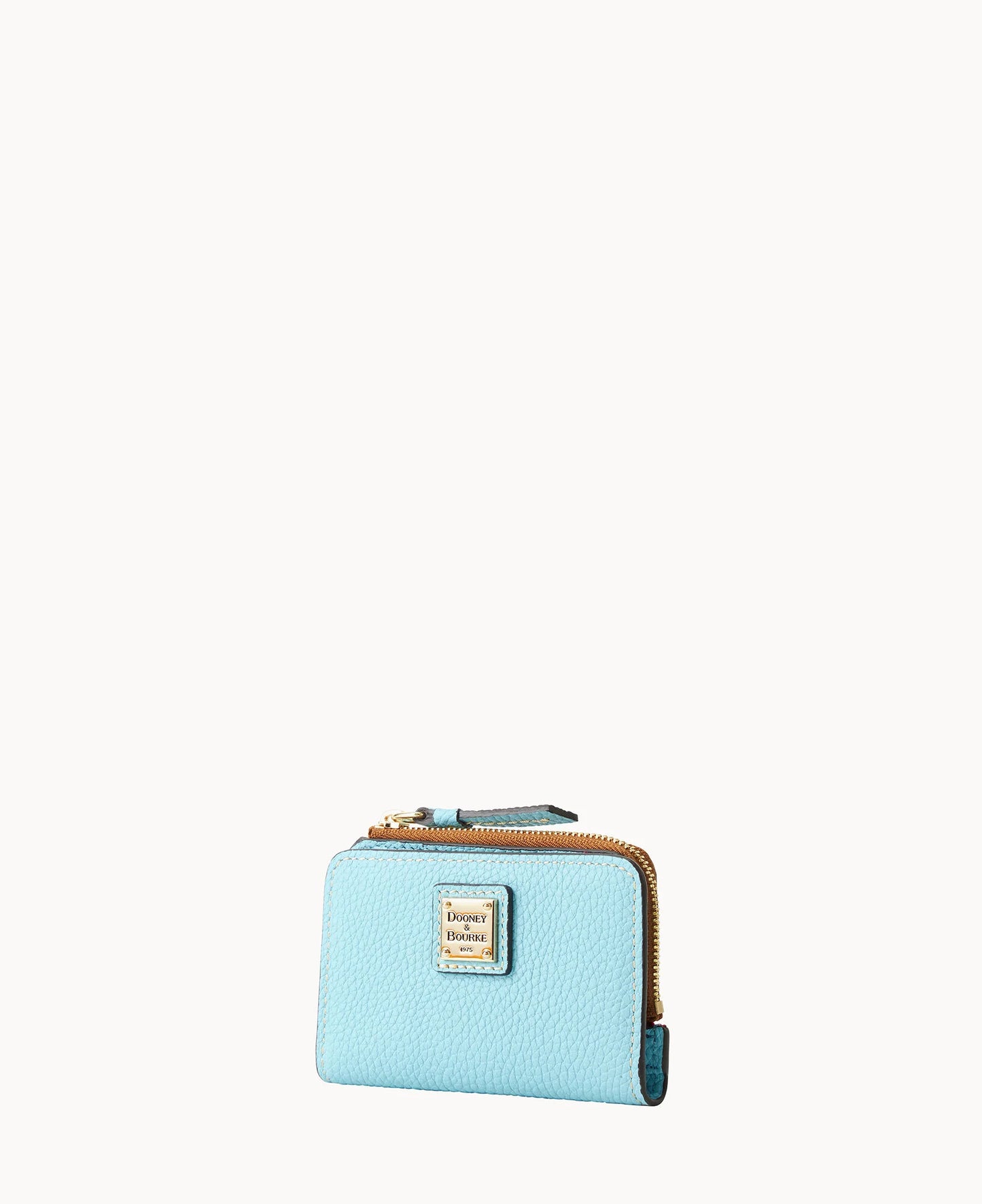 Pebble Grain Zip Credit Card Wallet 12
