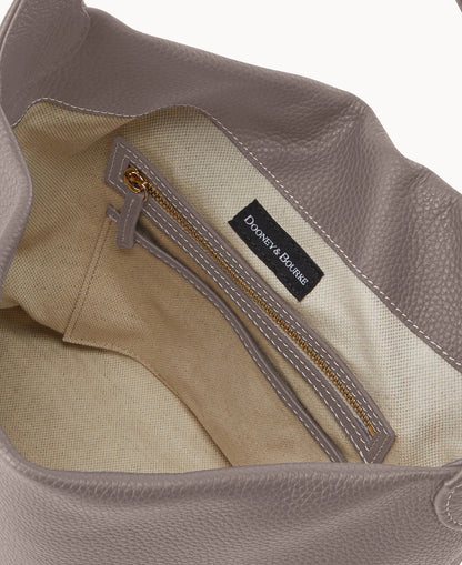 Pebble Grain Small Logo Lock Sac
