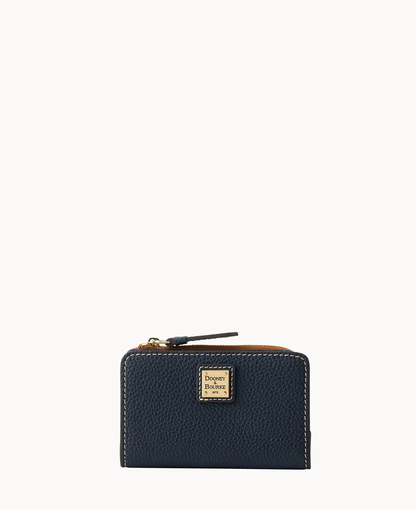 Pebble Grain Zip Credit Card Wallet 14