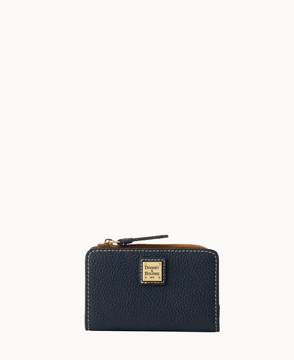 Pebble Grain Zip Credit Card Wallet 14