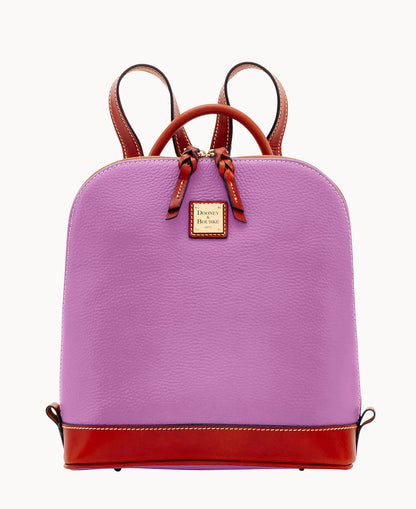 Pebble Grain Zip Pod Backpack