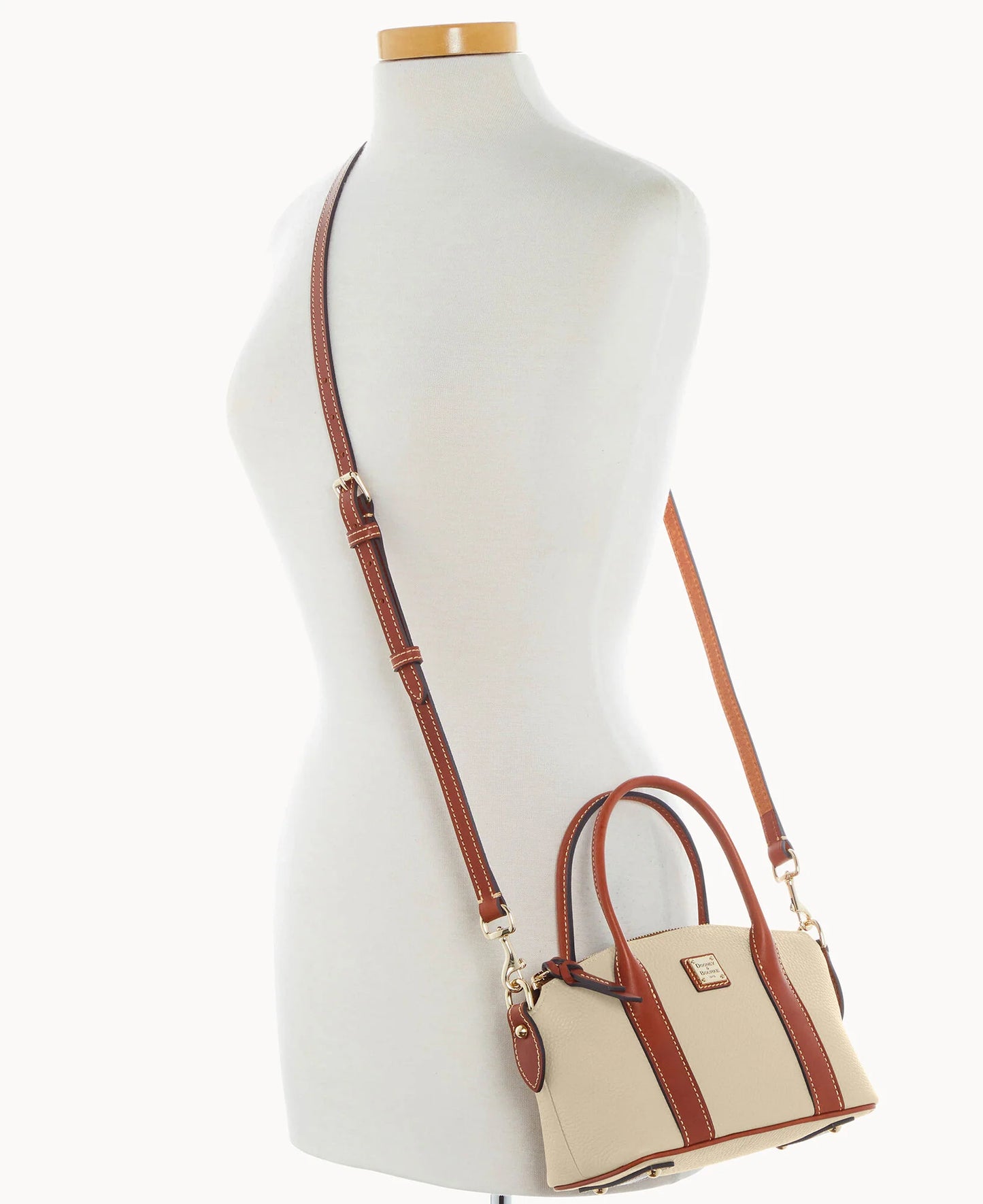 Pebble Grain Small Madeline Satchel