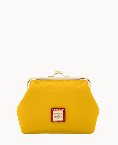 Pebble Grain Large Framed Purse