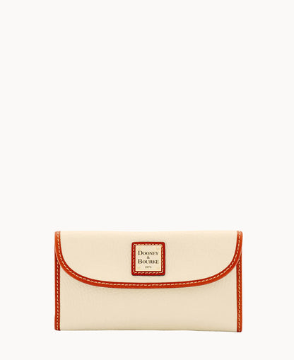 Pebble Grain Continental Clutch