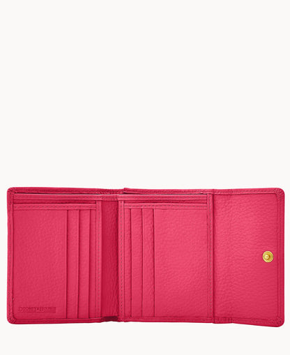Pebble Grain Small Flap Wallet