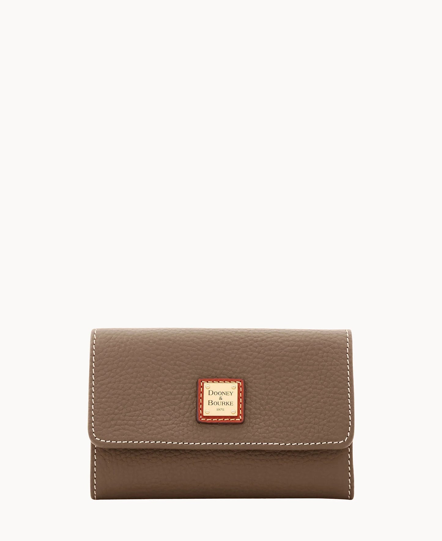Pebble Grain Flap Wallet