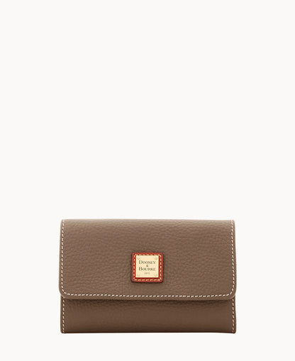 Pebble Grain Flap Wallet