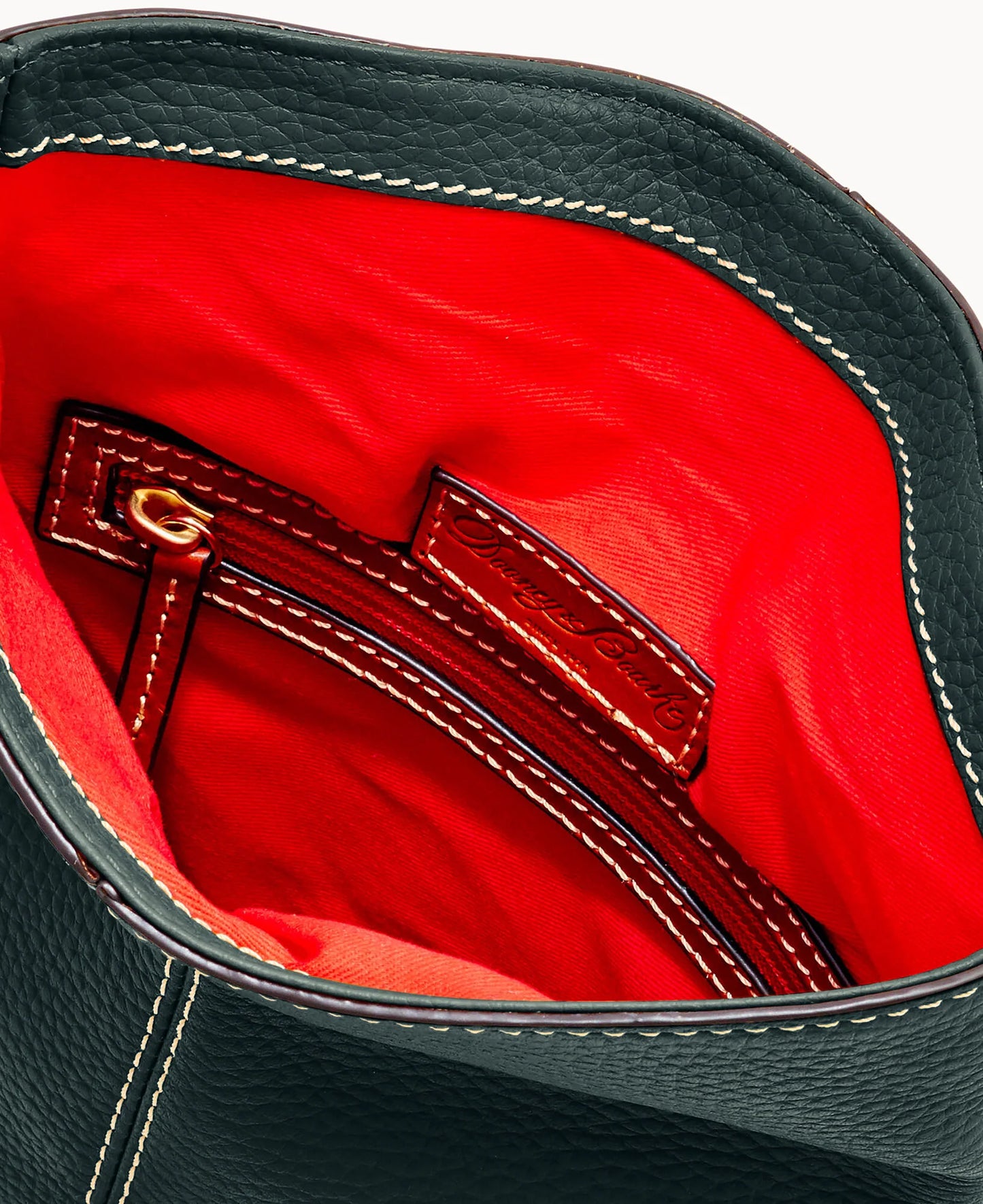 Pebble Grain Toggle Crossbody