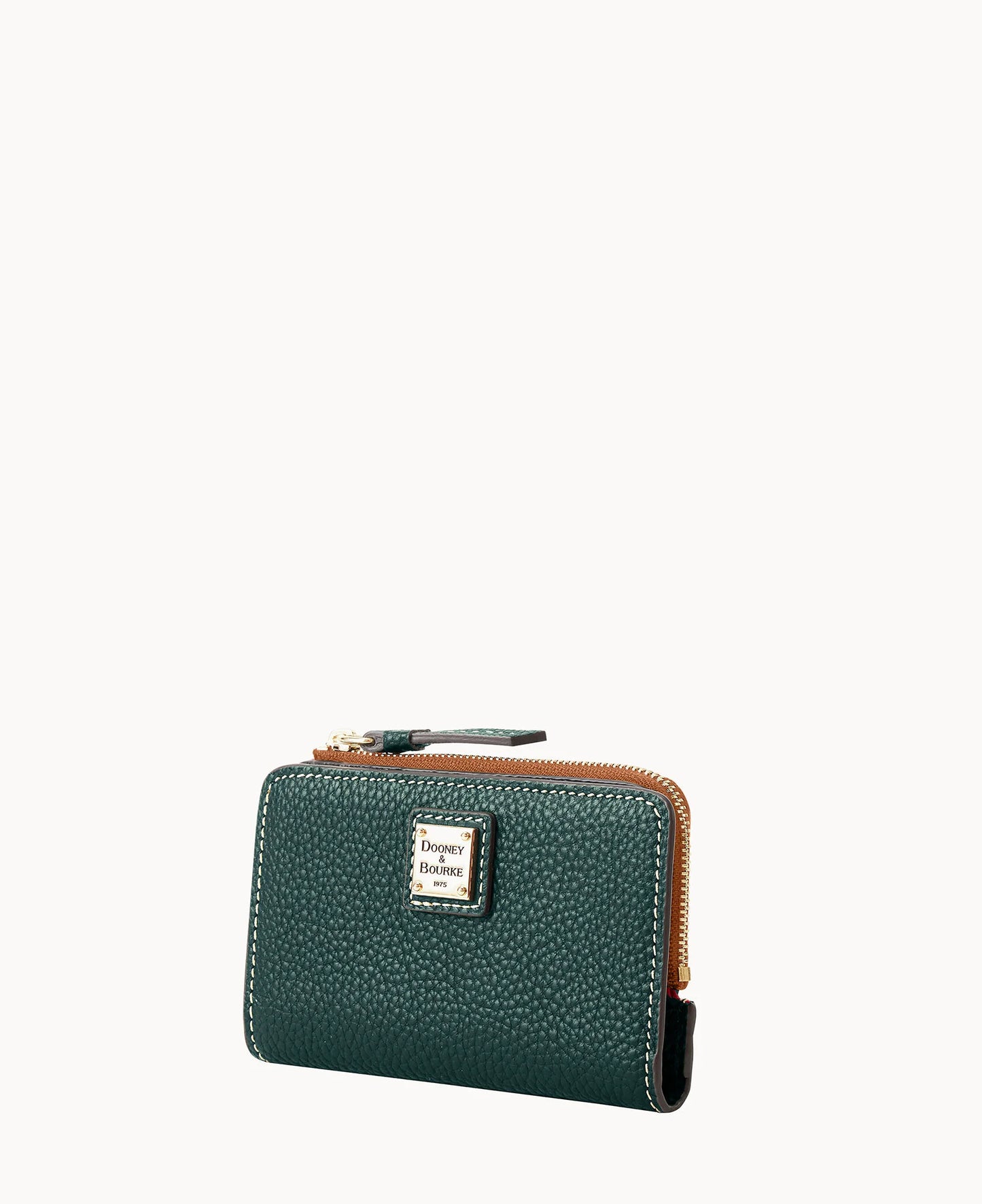 Pebble Grain Zip Credit Card Wallet 14