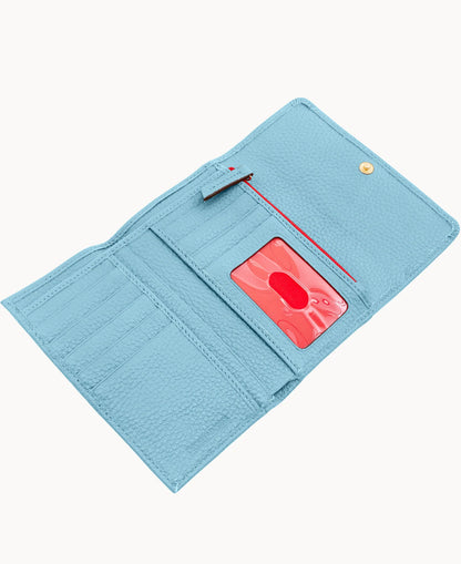Pebble Grain Flap Wallet