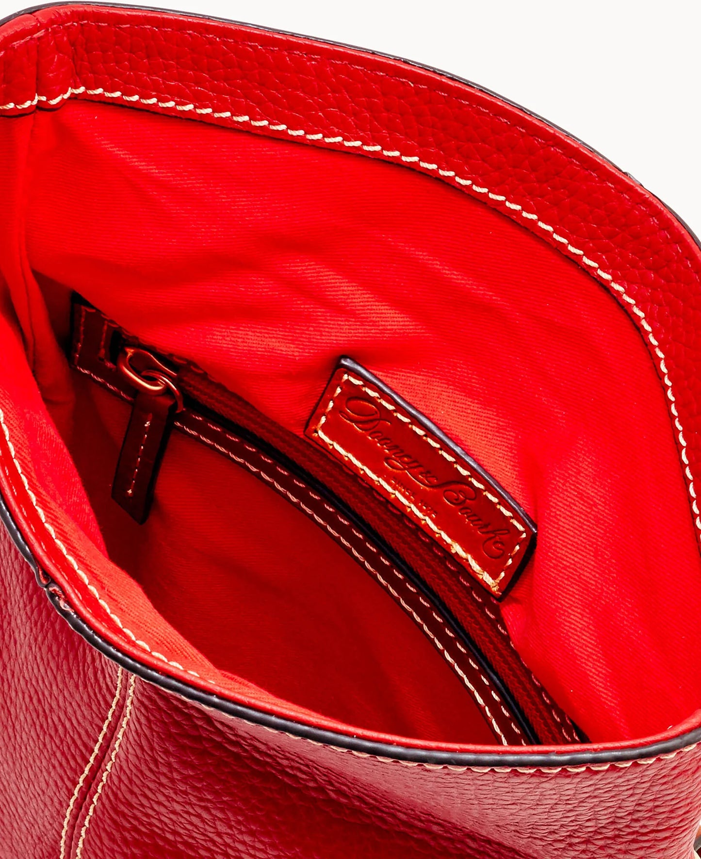 Pebble Grain Toggle Crossbody