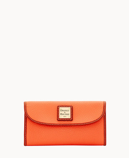 Pebble Grain Continental Clutch