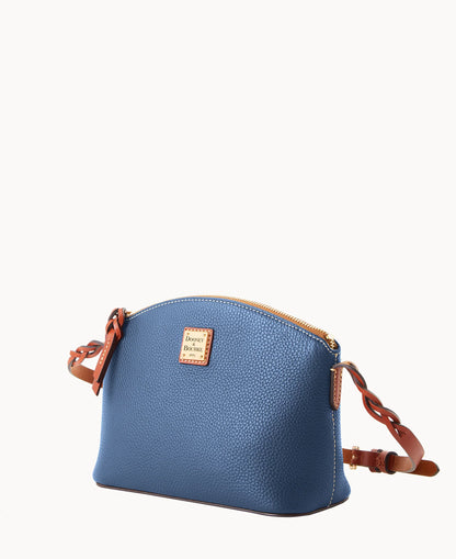 Pebble Grain Penny Crossbody