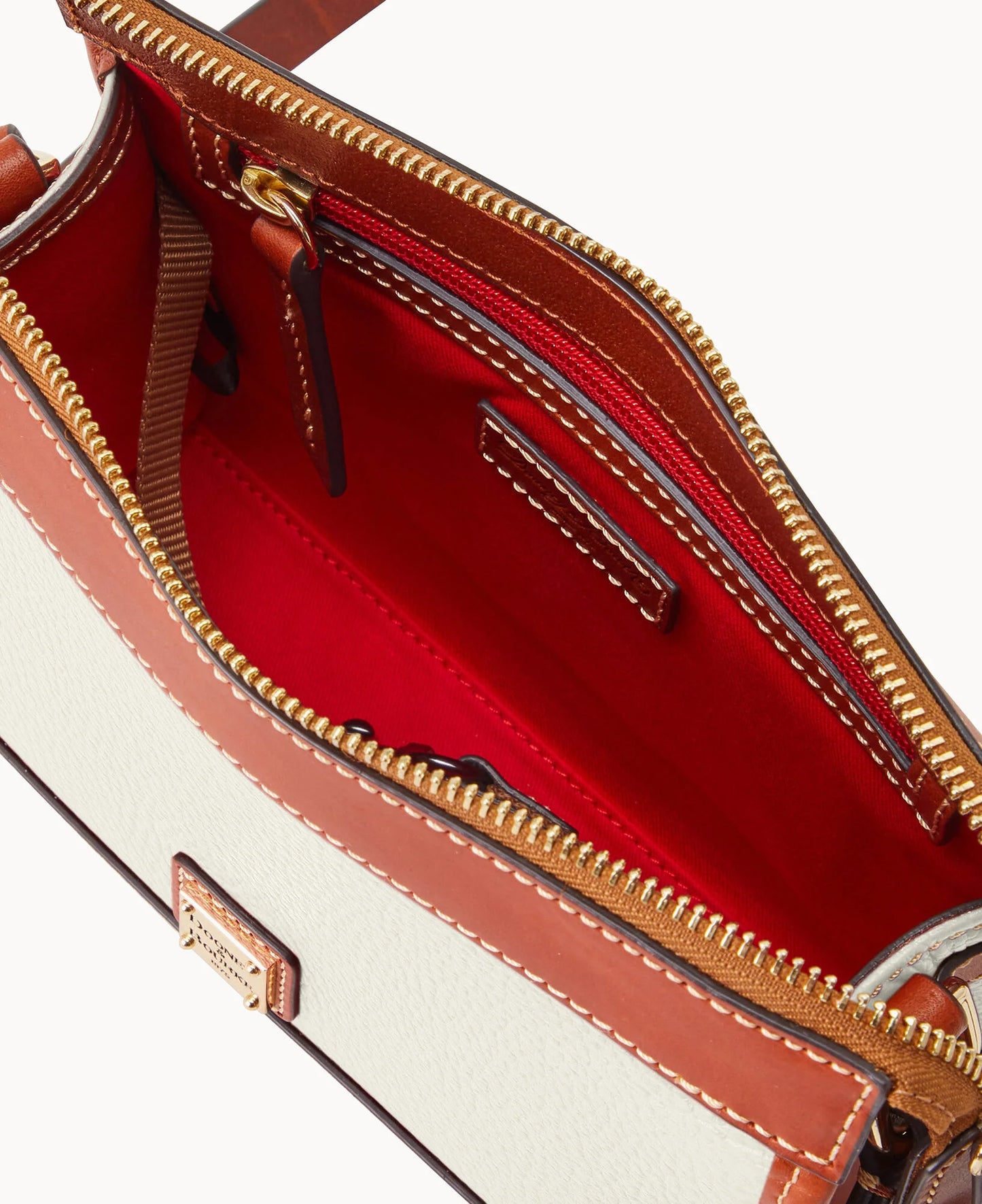 Pebble Grain Zip Crossbody