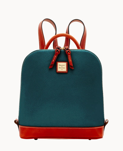 Pebble Grain Zip Pod Backpack