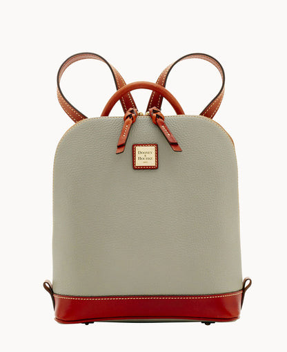 Pebble Grain Zip Pod Backpack