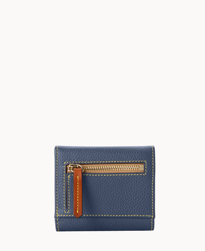 Pebble Grain Small Flap Wallet