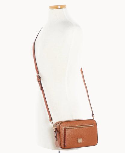 Pebble Grain Camera Zip Crossbody