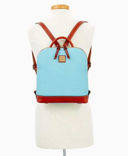 Pebble Grain Zip Pod Backpack
