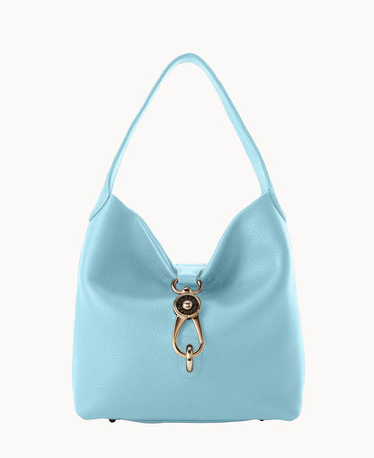 Pebble Grain Small Logo Lock Sac
