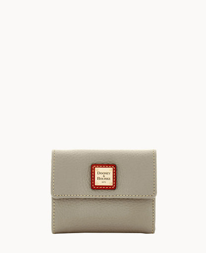 Pebble Grain Small Flap Wallet