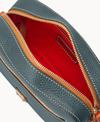Pebble Grain Camera Zip Crossbody