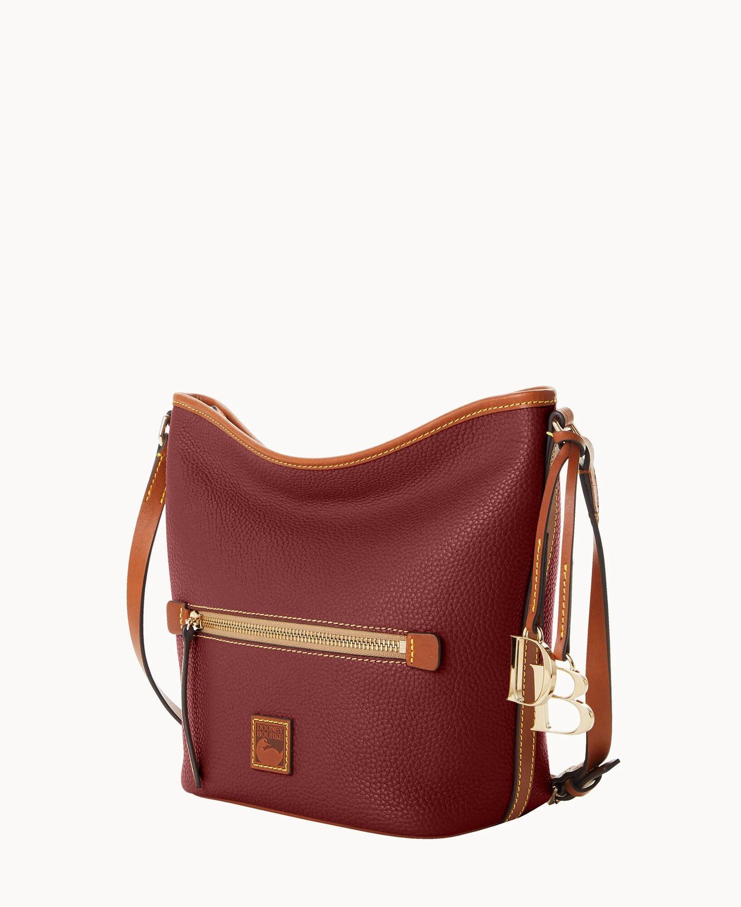 Pebble Grain Zip Sac