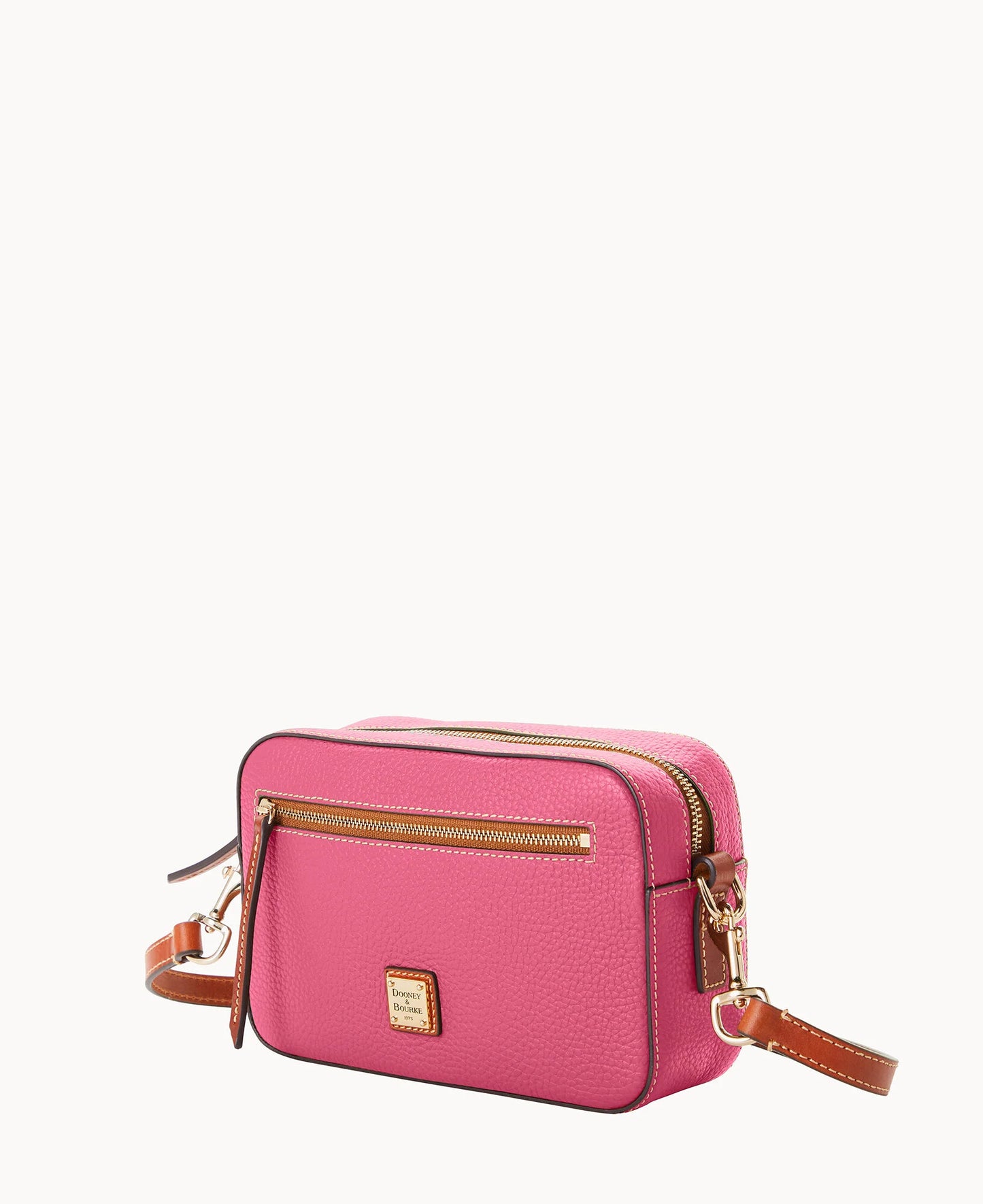 Pebble Grain Camera Zip Crossbody
