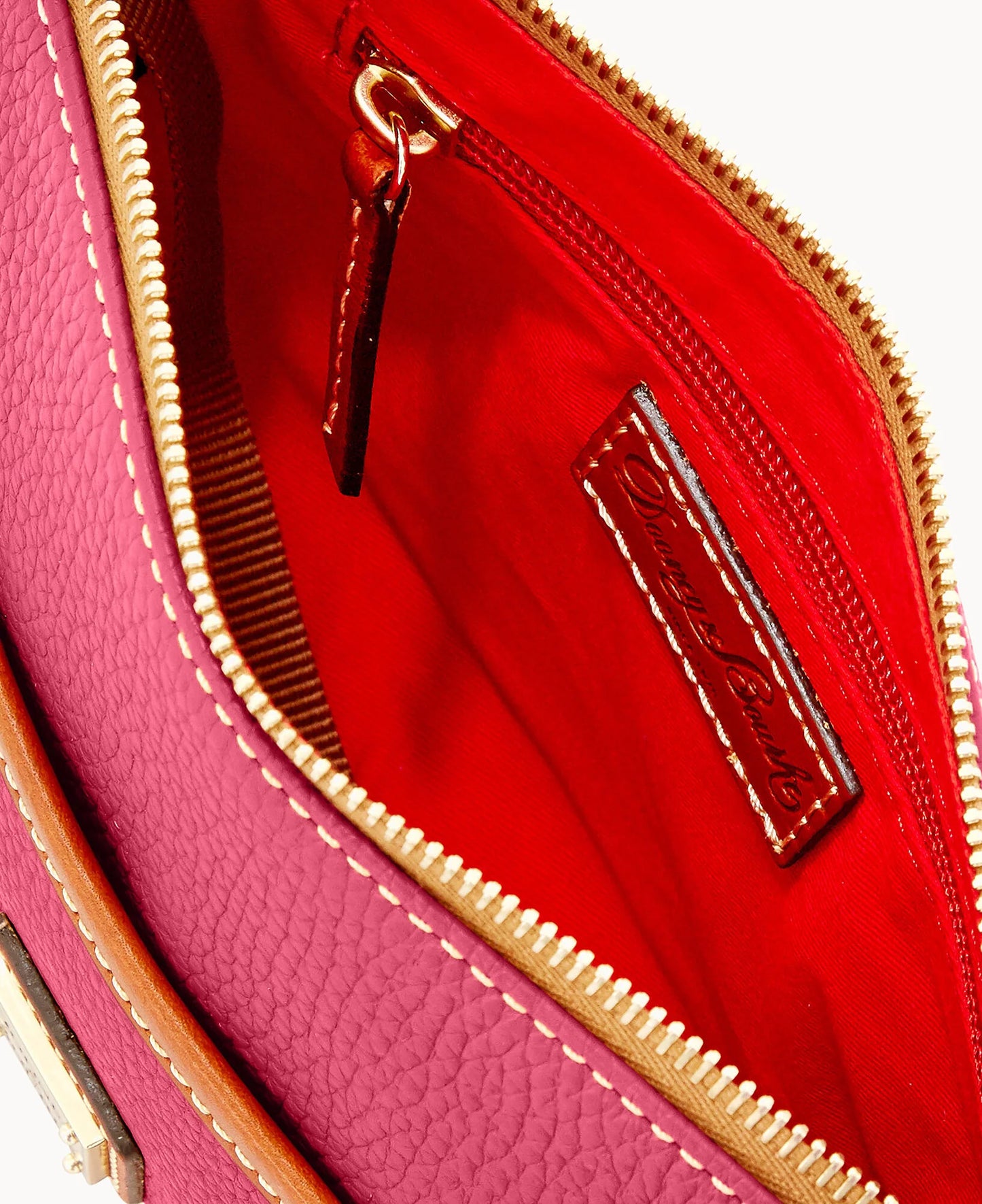 Pebble Grain Ginger Crossbody