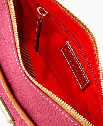 Pebble Grain Ginger Crossbody