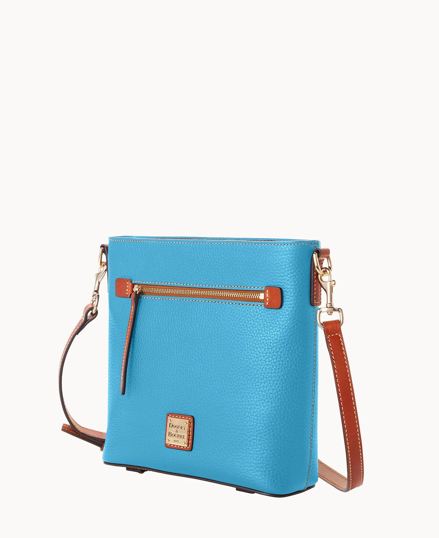 Pebble Grain Zip Crossbody