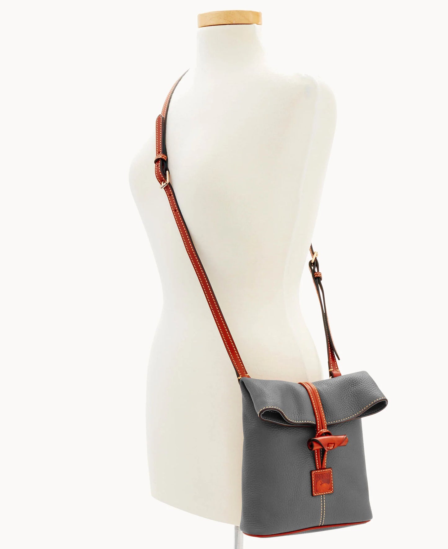 Pebble Grain Toggle Crossbody
