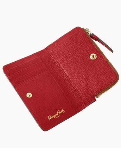 Pebble Grain Zip Credit Card Wallet 14