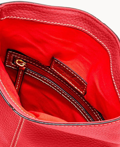 Pebble Grain Toggle Crossbody