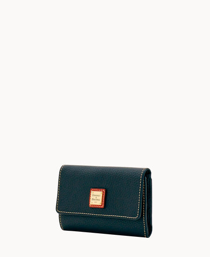 Pebble Grain Flap Wallet