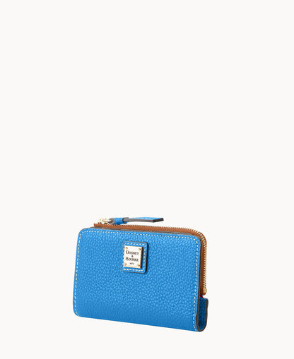Pebble Grain Zip Credit Card Wallet 14