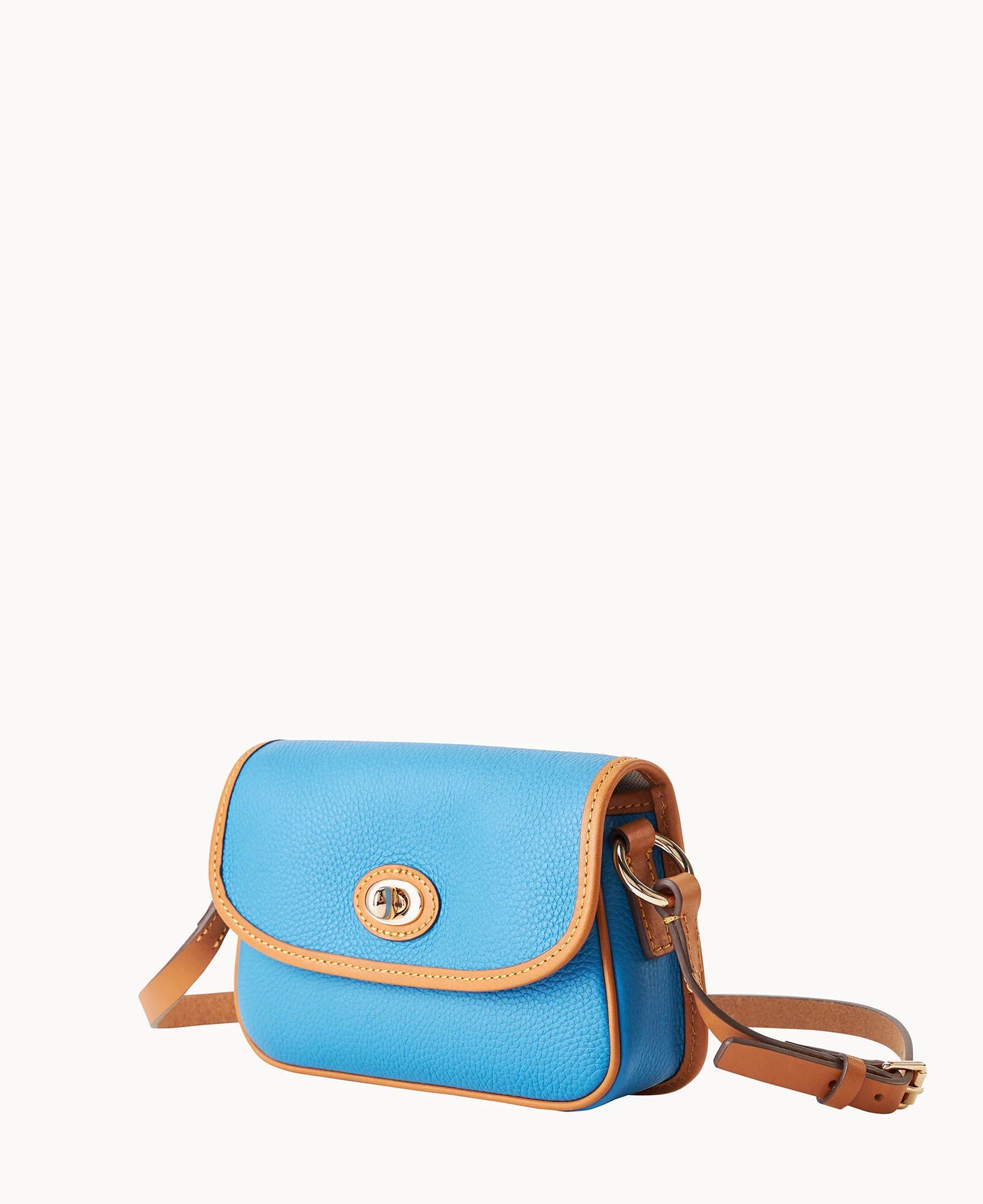 Pebble Grain Turnlock Crossbody 22
