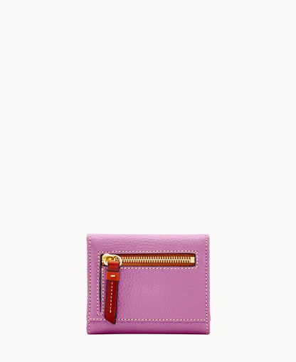 Pebble Grain Small Flap Wallet