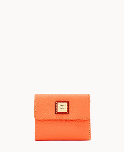 Pebble Grain Small Flap Wallet
