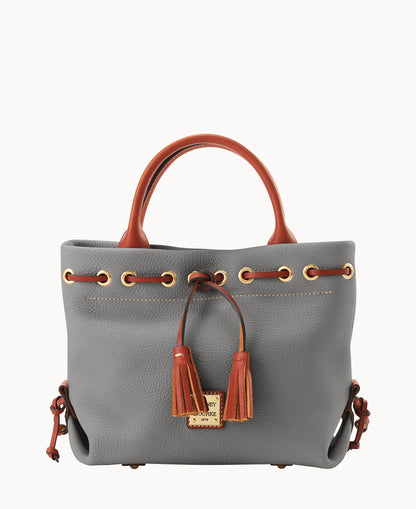 Pebble Grain Tassel Tote